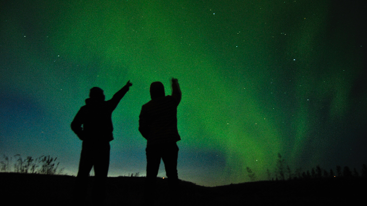 Hunting the northern lights is one of the best free activities in Iceland in winter